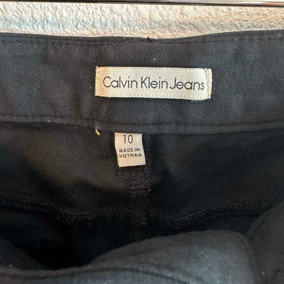 Calvin Klein Tailored Straight Leg Black Stretchy, Jeans, Size 10 - Picture 3 of 10